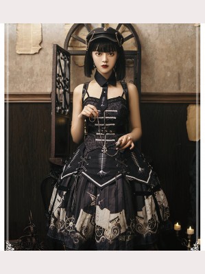 Pirate Ship Gothic Lolita Dress JSK by YingLuoFu (SF61)